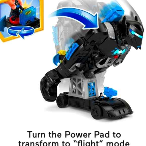 NEW $130 to $170 GIANT BATMAN ROBOT REMOTE TALKING SHOOTING+BATCAR - Picture 9 of 13